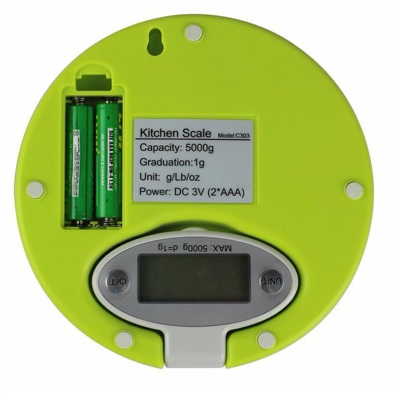 5000G/1G Mini Portable Digital Electronic Kitchen Household Scale