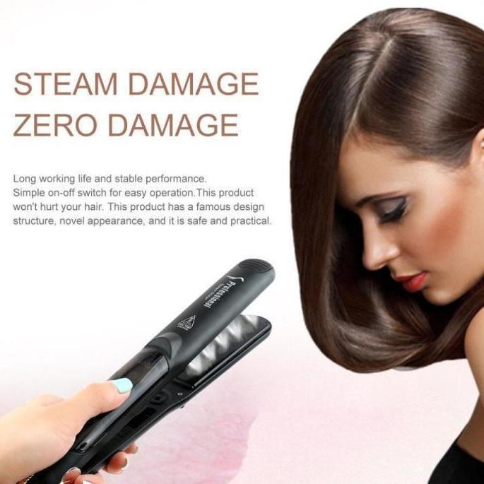 Professional Salon Steam Hair Straightener