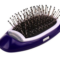 Portable Ionic Hair Brush Purple
