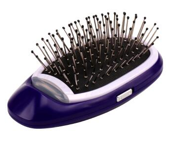 Portable Ionic Hair Brush Purple