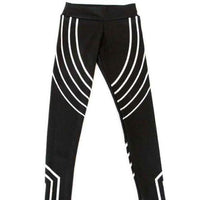 Rainbow Reflective Leggings Black / L