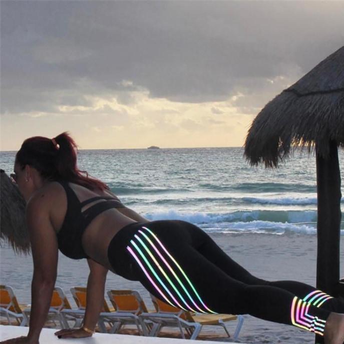 Rainbow Reflective Leggings