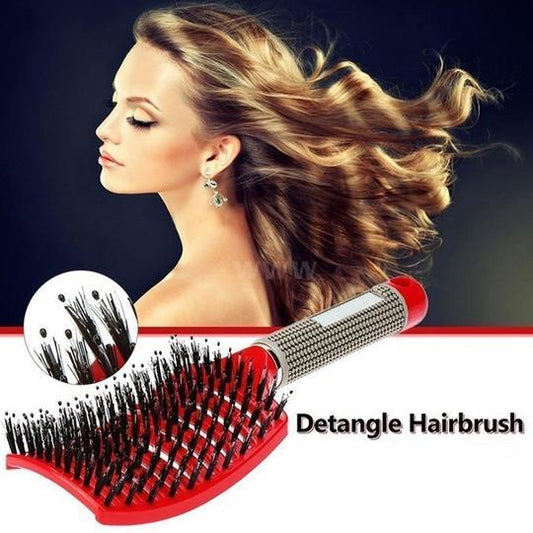 Detangler Bristle Nylon Hairbrush (50% Off Today)