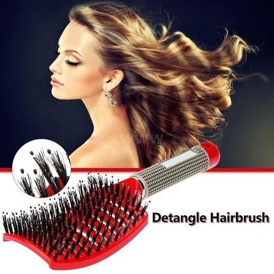 Detangler Bristle Nylon Hairbrush (50% Off Today)