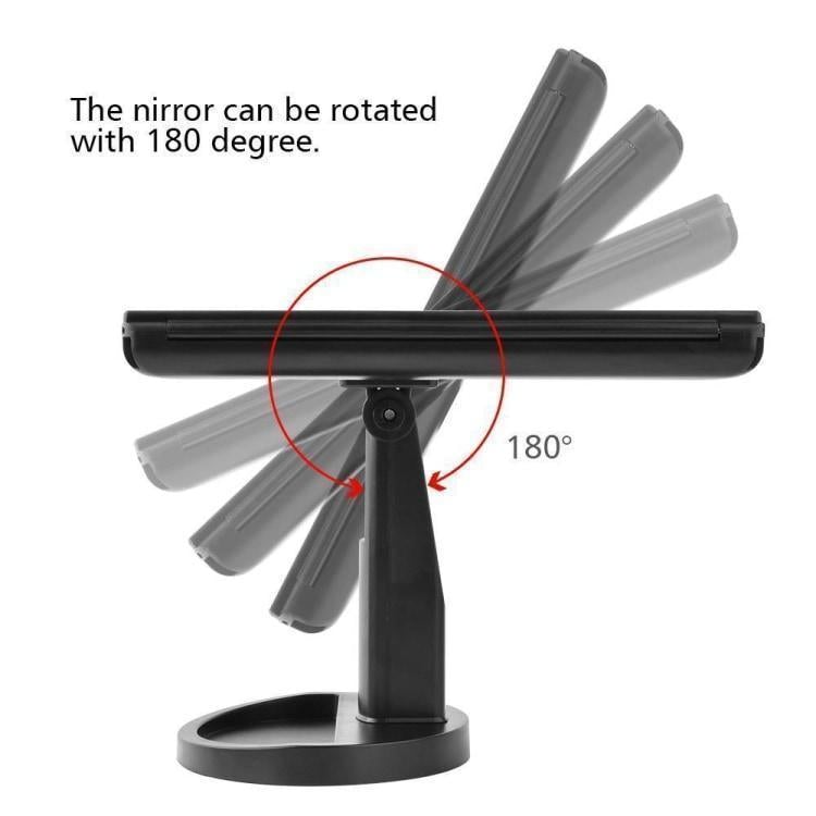 Touchscreen 3-Panel Led Makeup Mirror