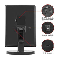 Touchscreen 3-Panel Led Makeup Mirror