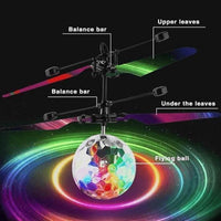 Flying Colored Flashlight Ball