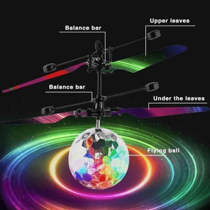 Flying Colored Flashlight Ball