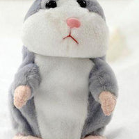 The Talking Hamster Plush Toy Gray