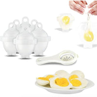 6 Pack: Egg Cookers With Bonus White Separator