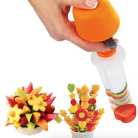 Push & Pop Fruit Vegetable Shaper Cutter